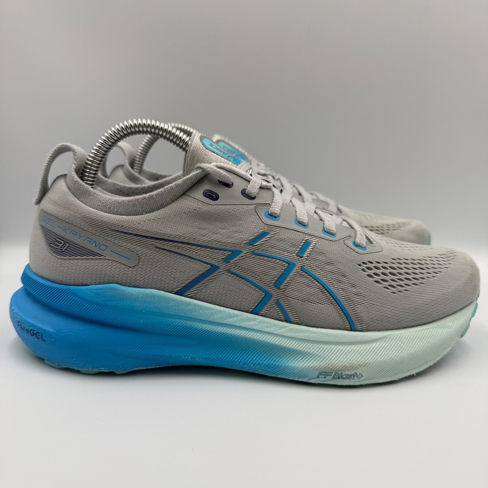 Asics Gel-Kayano 31 Womens Size 8.5 Running Shoes 4D Guidance Grey Blue